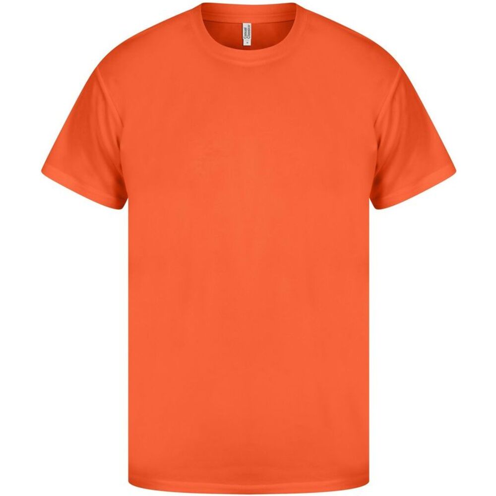 Casual Classics Unisex Adult Original Tech T-Shirt / Orange
